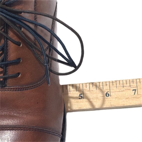 Johnston & Murphy Shoes Mens 12 Brown Leather Oxford Career Event Dandy Academia main image 9